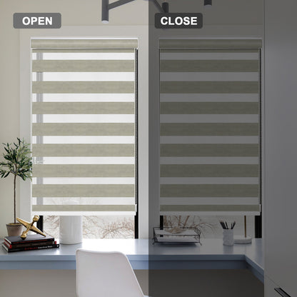 Lululand Custom Corded Zebra Blinds