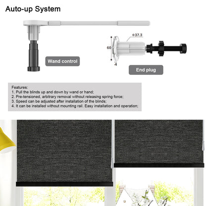 Lululand Sunset System Roller Shades