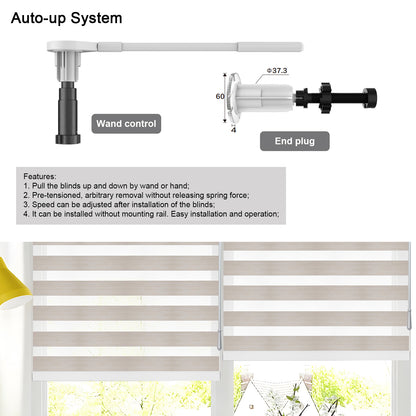 Lululand Sunrise System Zebra Blinds