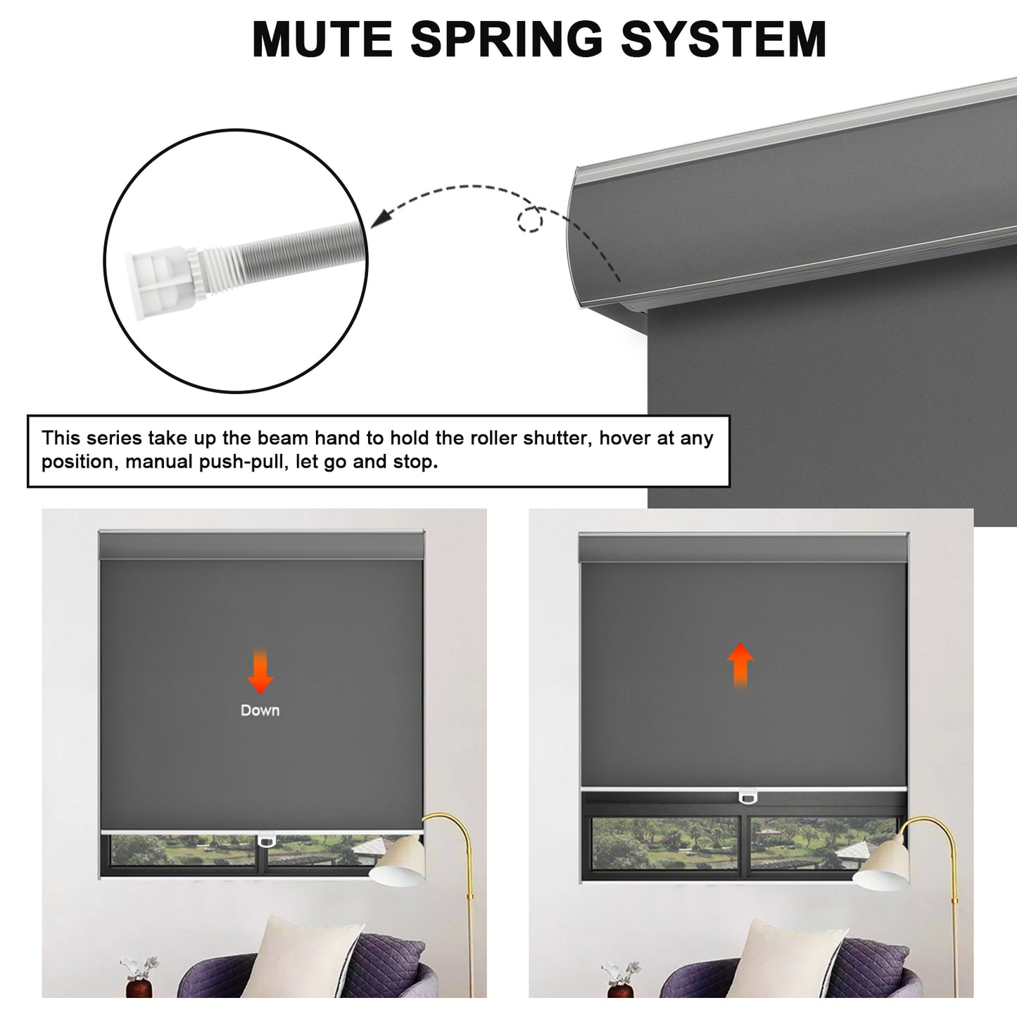 Lululand Easy Spring Roller Shade