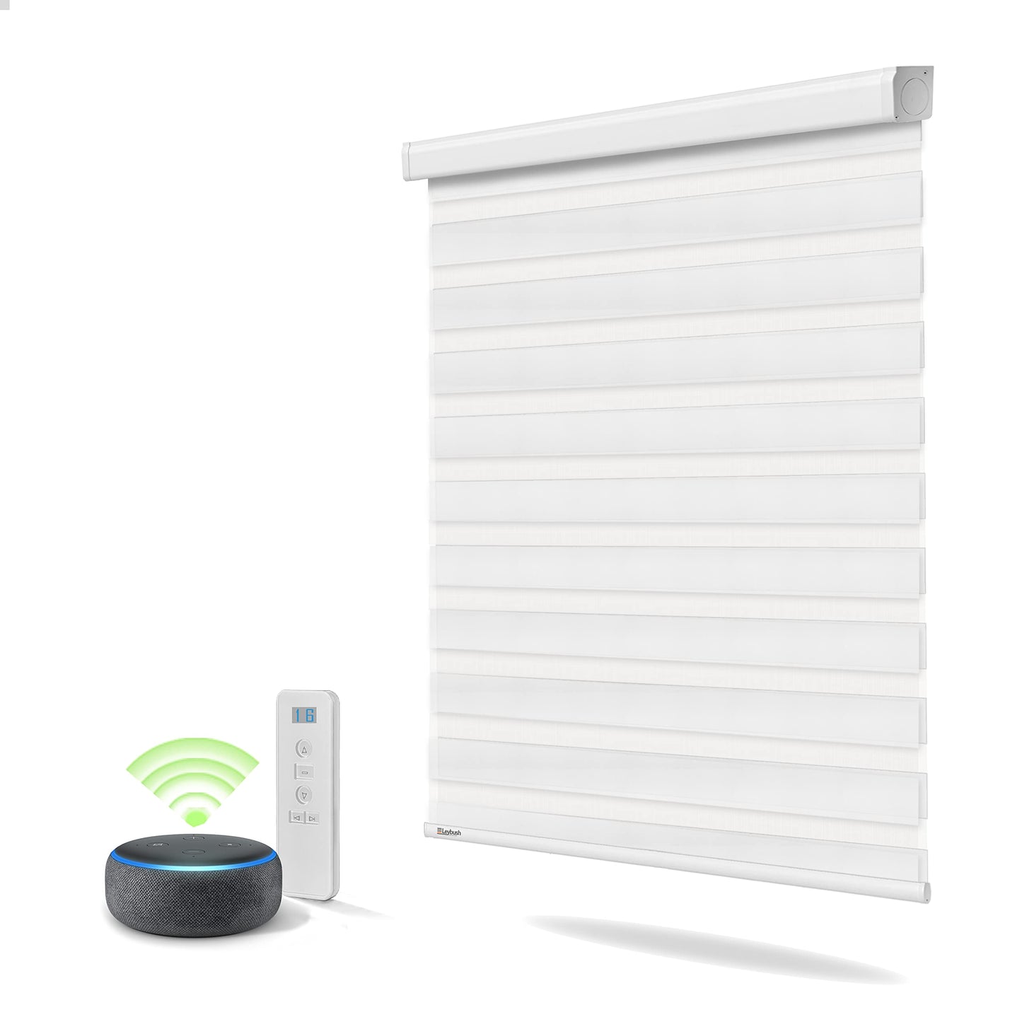 Lululand Motorized Zebra Blinds for Window