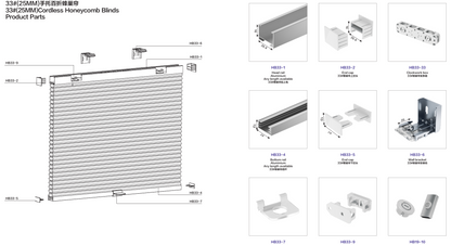 Lululand Custom JR- Cellular Blinds for Windows Shades